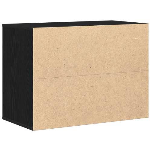 Kutna komoda Crni hrast 80x41x58 cm Konstruirano drvo Cijena