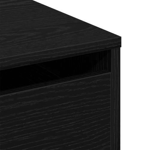 Kutna komoda Crni hrast 80x41x58 cm Konstruirano drvo Cijena