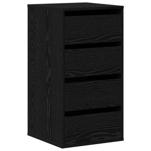 Kutna komoda Crni hrast 40x41x76 cm Konstruirano drvo Cijena