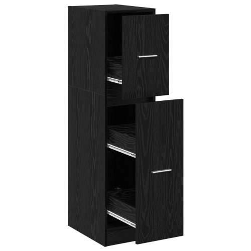 Apotekarski ormar Crni hrast 30x41x118 cm Konstruirano drvo Cijena