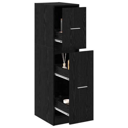 Apotekarski ormar Crni hrast 30x41x118 cm Konstruirano drvo Cijena