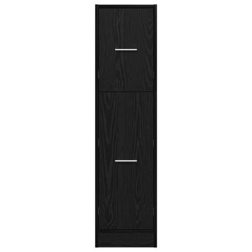 Apotekarski ormar Crni hrast 30x41x118 cm Konstruirano drvo Cijena