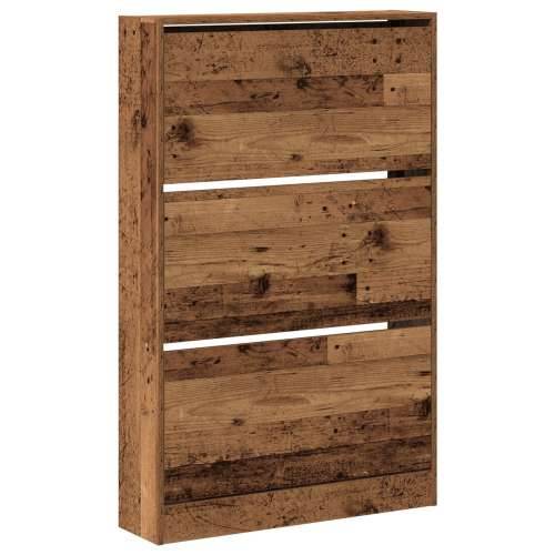Ormar za cipele Stari drvo 80x21x125,5 cm Konstrukcija od drva Cijena