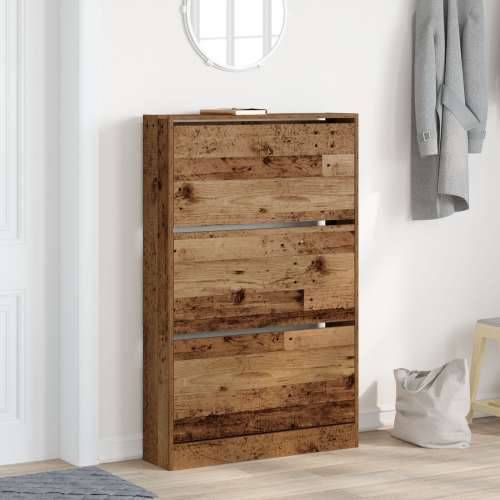 Ormar za cipele Stari drvo 80x21x125,5 cm Konstrukcija od drva Cijena