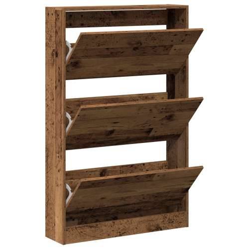 Ormar za cipele Stari drvo 80x21x125,5 cm Konstrukcija od drva Cijena