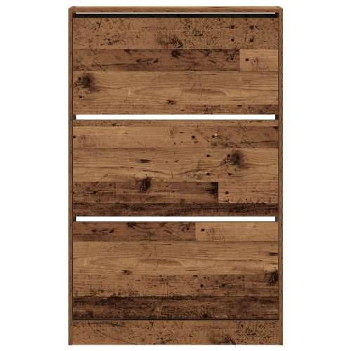 Ormar za cipele Stari drvo 80x21x125,5 cm Konstrukcija od drva Cijena