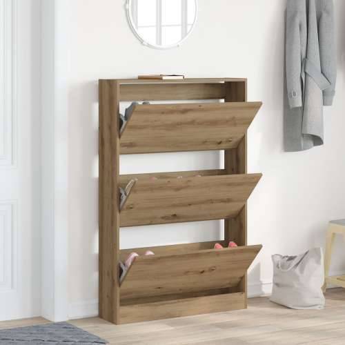 Ormar za cipele Artisan Hrast 80x21x125,5 cm Konstruirano drvo Cijena