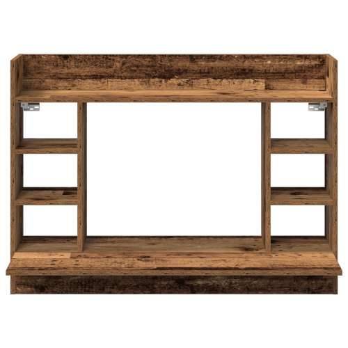 Zidni radni stol Stari drvo 105x48x75 cm Konstruirano drvo Cijena
