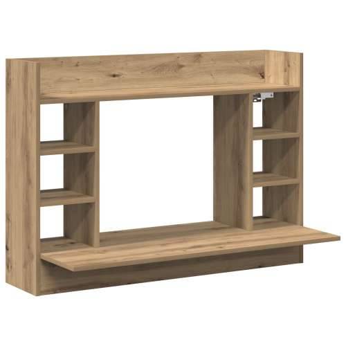 Zidni stol crni hrast 105x48x75 cm konstruirano drvo Cijena