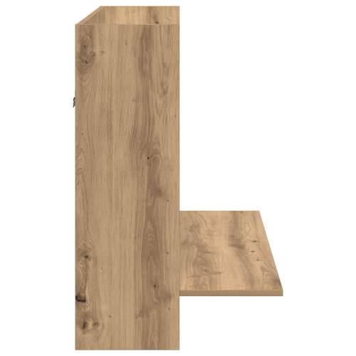 Zidni stol crni hrast 105x48x75 cm konstruirano drvo Cijena