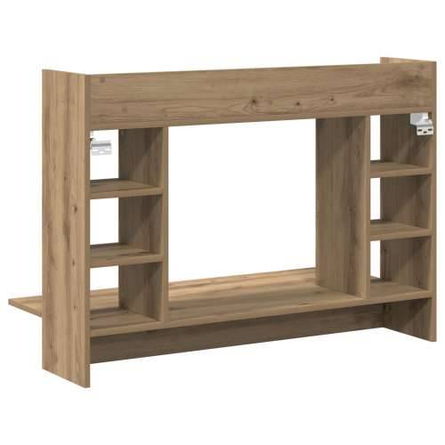 Zidni stol crni hrast 105x48x75 cm konstruirano drvo Cijena
