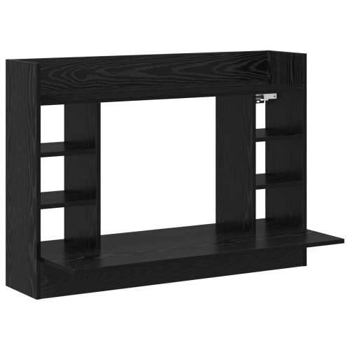 Zidni stol Crni hrast 105x48x75 cm Konstruirano drvo Cijena