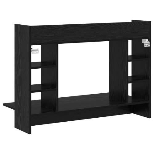 Zidni stol Crni hrast 105x48x75 cm Konstruirano drvo Cijena