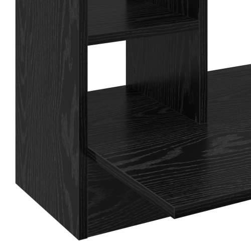Zidni stol Crni hrast 105x48x75 cm Konstruirano drvo Cijena