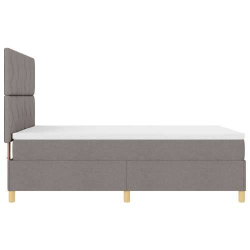 Podmetač za krevet s madracem taupe 160x200 cm tkanina Cijena