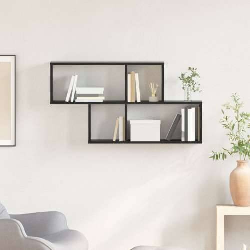 Zidna polica Crni hrast 100x20x53 cm Obrada od materijala Cijena