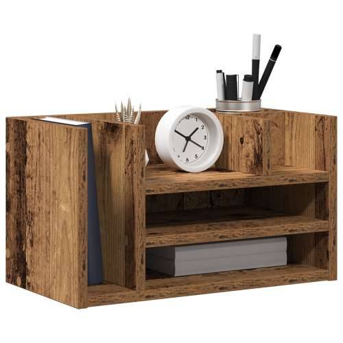 Organizator za stol Stari drvo 44.5x24x25 cm inženjersko drvo Cijena