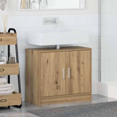 ormar za Lavabo - Umivaonik umjetni hrast 63x29x55 cm inženjersko drvo Cijena