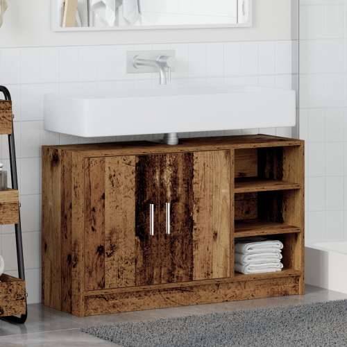 ormar za sudoper Staro drvo 90x29x55 cm Konstruirano drvo Cijena