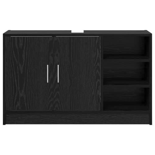 vitrina za sudoper crni hrast 90x29x55 cm konstruirano drvo Cijena