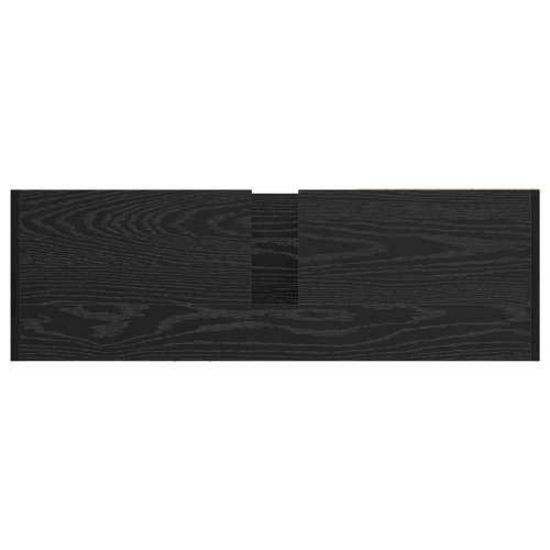 vitrina za sudoper crni hrast 90x29x55 cm konstruirano drvo Cijena