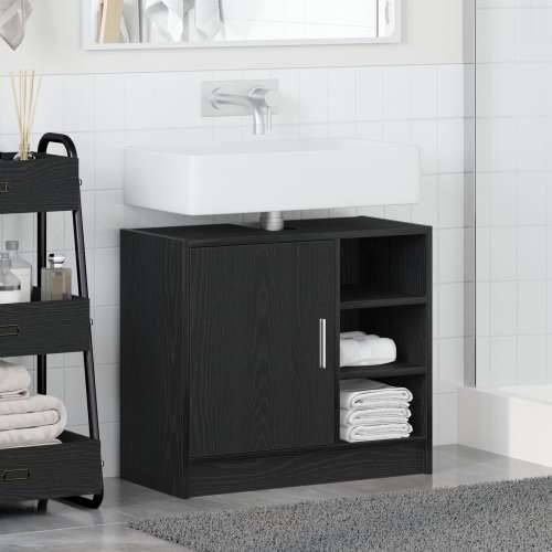 ormar ispod sudopera crni hrast 63x29x55 cm konstruirano drvo Cijena