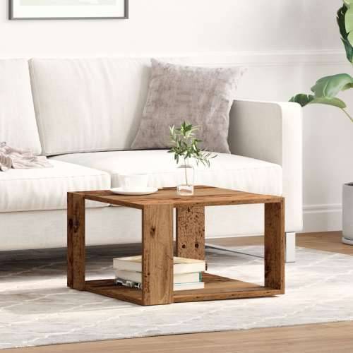 Stolić za kavu Staro drvo 51.5x51.5x30 cm Obrađeno drvo Cijena