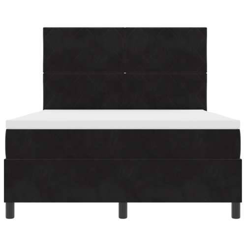 Box Spring Krevet s Madracem Crni 160x200 cm Baršun Cijena
