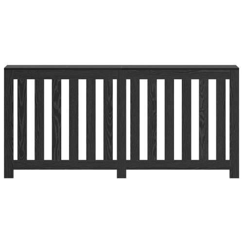 Maska za radijator - Pokrov za radijator Crni hrast 175x20x82 cm konstruirano drvo Cijena