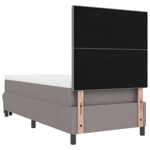 Krevet s podlogom s madracem i klupom siva 80x200 cm tkanina Cijena