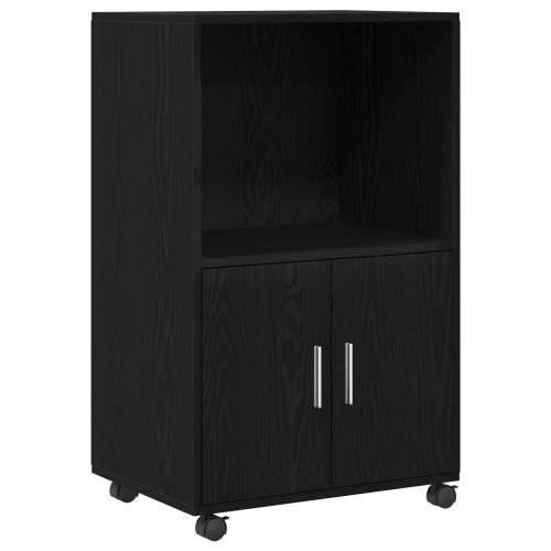 Rolling Cabinet Crni Orah 55x40x91 cm Konstruirano Drvo Cijena