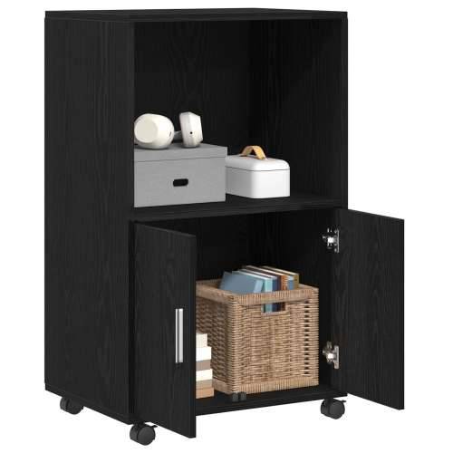 Rolling Cabinet Crni Orah 55x40x91 cm Konstruirano Drvo Cijena