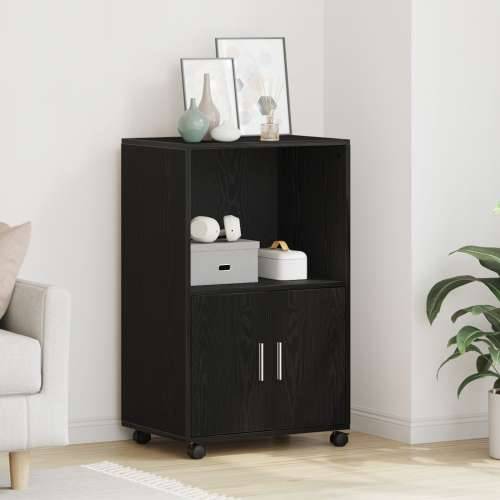 Rolling Cabinet Crni Orah 55x40x91 cm Konstruirano Drvo Cijena