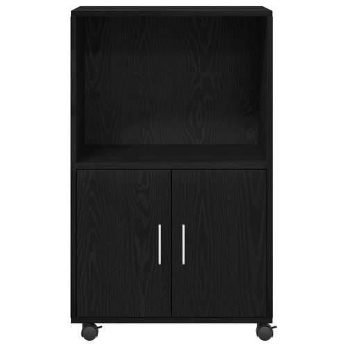 Rolling Cabinet Crni Orah 55x40x91 cm Konstruirano Drvo Cijena