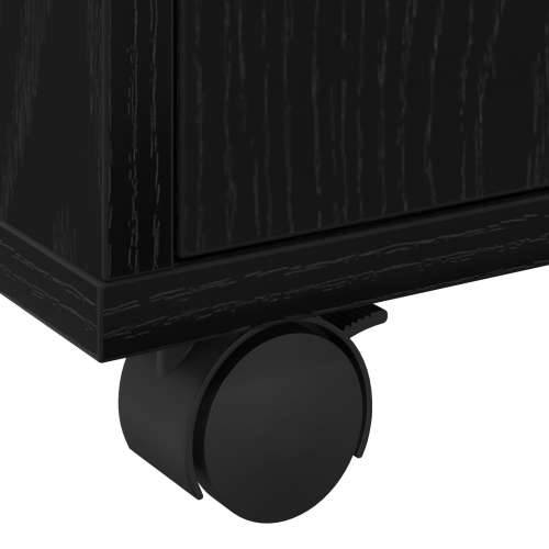 Rolling Cabinet Crni Orah 55x40x91 cm Konstruirano Drvo Cijena