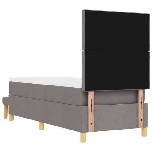 Box Spring Krevet s madracem i klupom Taupe 80x200 cm Tkanina Cijena