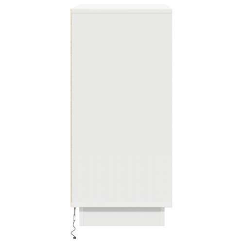 LED noćni ormarić bijele boje - 71x34.5x75 cm, od konstruiranog drva Cijena