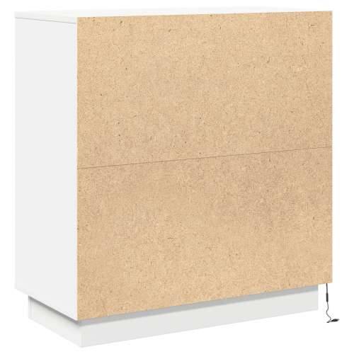 LED noćni ormarić bijele boje - 71x34.5x75 cm, od konstruiranog drva Cijena