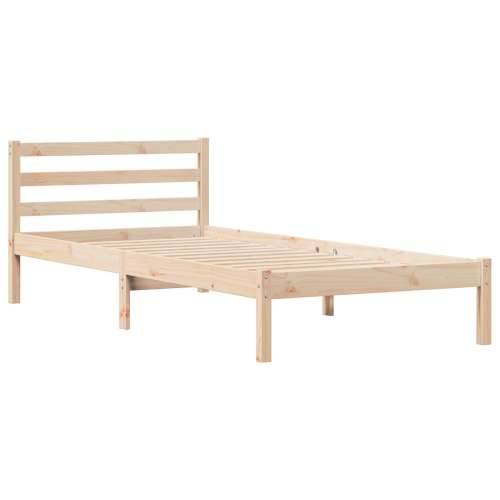 Krevet s uzglavljem 90x210 cm Masivna borovina Cijena