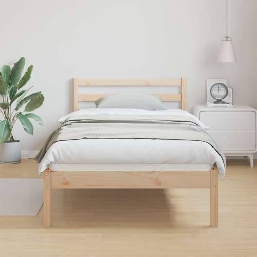 Krevet s uzglavljem 90x210 cm Masivna borovina Cijena