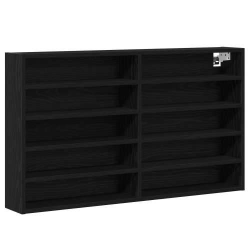 Vitrina Crni Hrast 100x15x58 cm Konstruirano Drvo Cijena