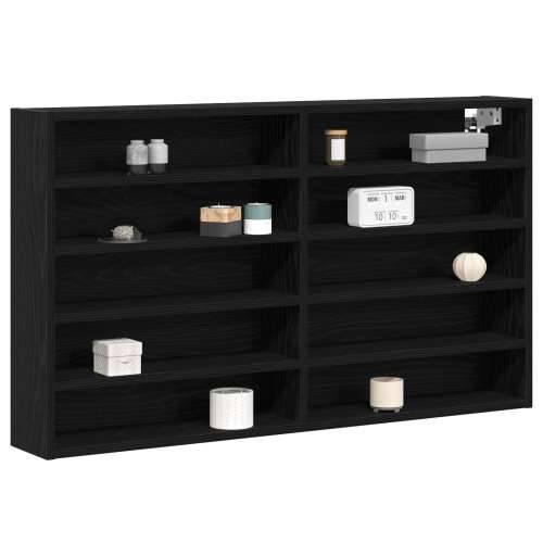 Vitrina Crni Hrast 100x15x58 cm Konstruirano Drvo Cijena