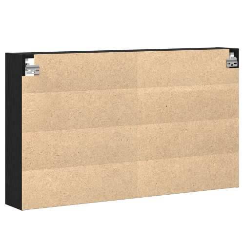 Vitrina Crni Hrast 100x15x58 cm Konstruirano Drvo Cijena