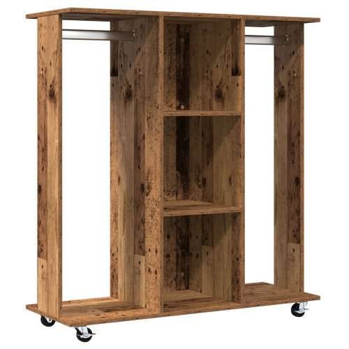 Ormar s kotačima Staro drvo 102x38x110 cm Odabrano drvo Cijena