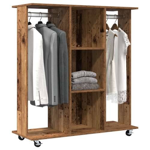 Ormar s kotačima Staro drvo 102x38x110 cm Odabrano drvo Cijena