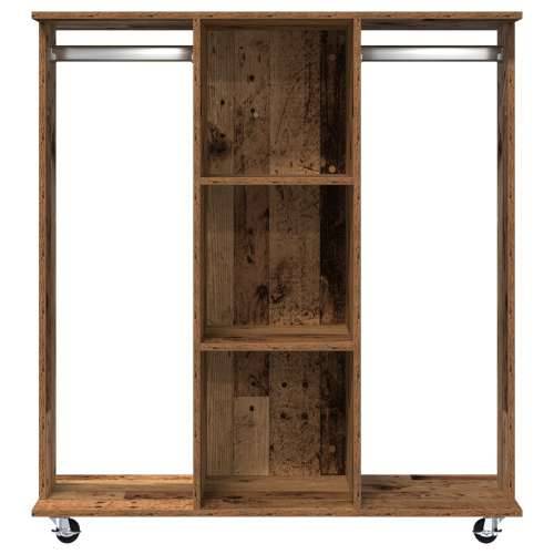 Ormar s kotačima Staro drvo 102x38x110 cm Odabrano drvo Cijena