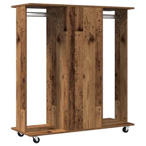 Ormar s kotačima Staro drvo 102x38x110 cm Odabrano drvo Cijena