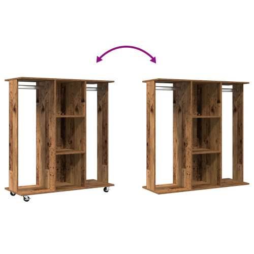 Ormar s kotačima Staro drvo 102x38x110 cm Odabrano drvo Cijena