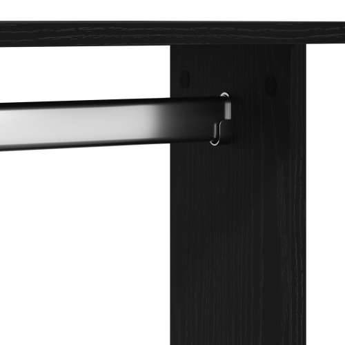 Ormar na kotačima Crni hrast 102x38x110 cm Konstruirano drvo Cijena