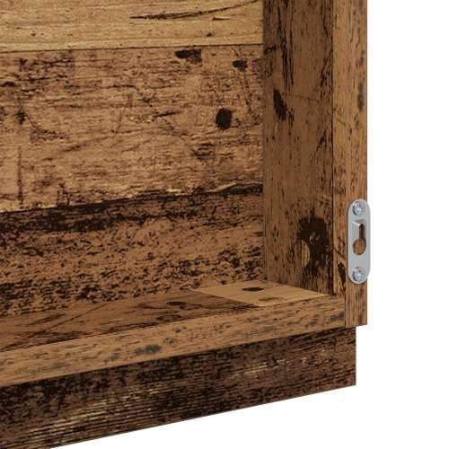 LED Ogledalo za Kupaonicu Staro Drvo 40x8.5x37 cm Drvna Pločica Cijena